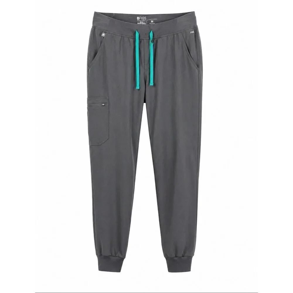 FIGS Scrub Pants Women’s Jogger Gray Size XL Medical Uniform Drawstring